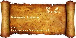 Neuman Laura névjegykártya